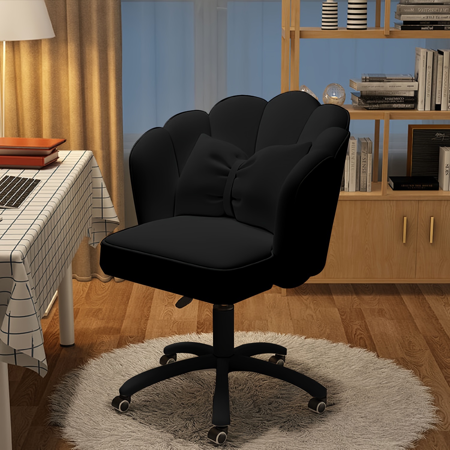 office chair cute petal desk chair modern fabric home butterfly chairs height adjustable chair makeup chairs computer chairs details 2