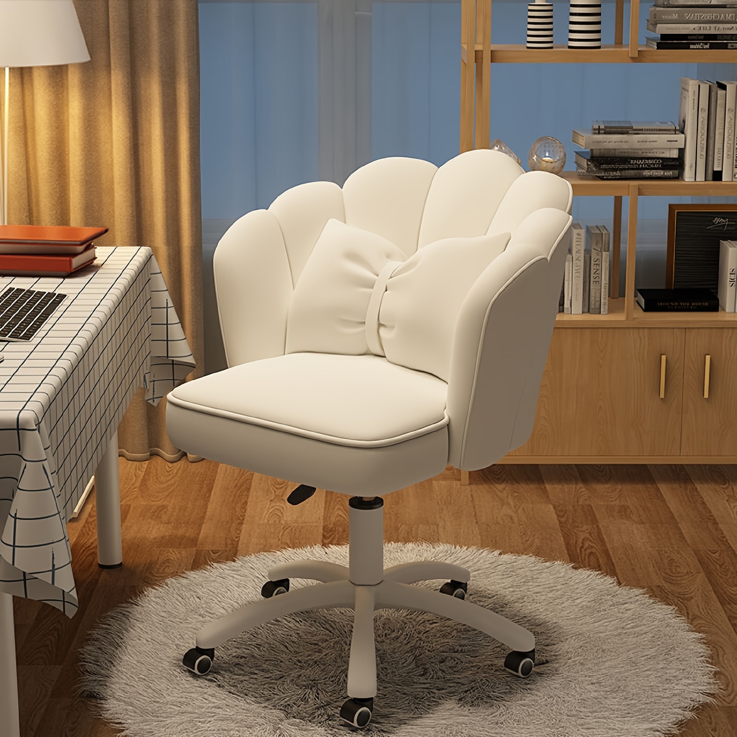 office chair cute petal desk chair modern fabric home butterfly chairs height adjustable chair makeup chairs computer chairs details 4