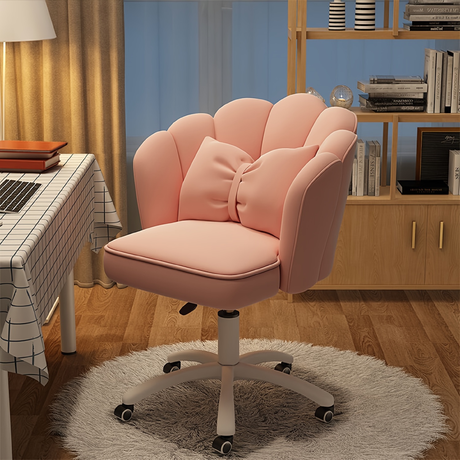 office chair cute petal desk chair modern fabric home butterfly chairs height adjustable chair makeup chairs computer chairs details 5