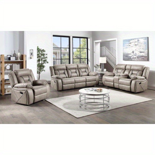   recliner sofa with   table pearl silvery halloween chrismas gift details 6