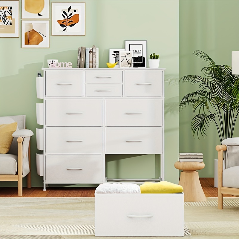 dresser for bedroom with 10 drawers organizer unit for living room hallway closets details 0