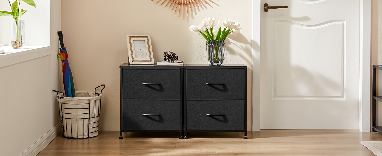 dresser for bedroom storage with 2 drawer organizer closet chest small clothes fabric cabinet furniture drawer nightstand for bedroom living room nursery entryway details 0