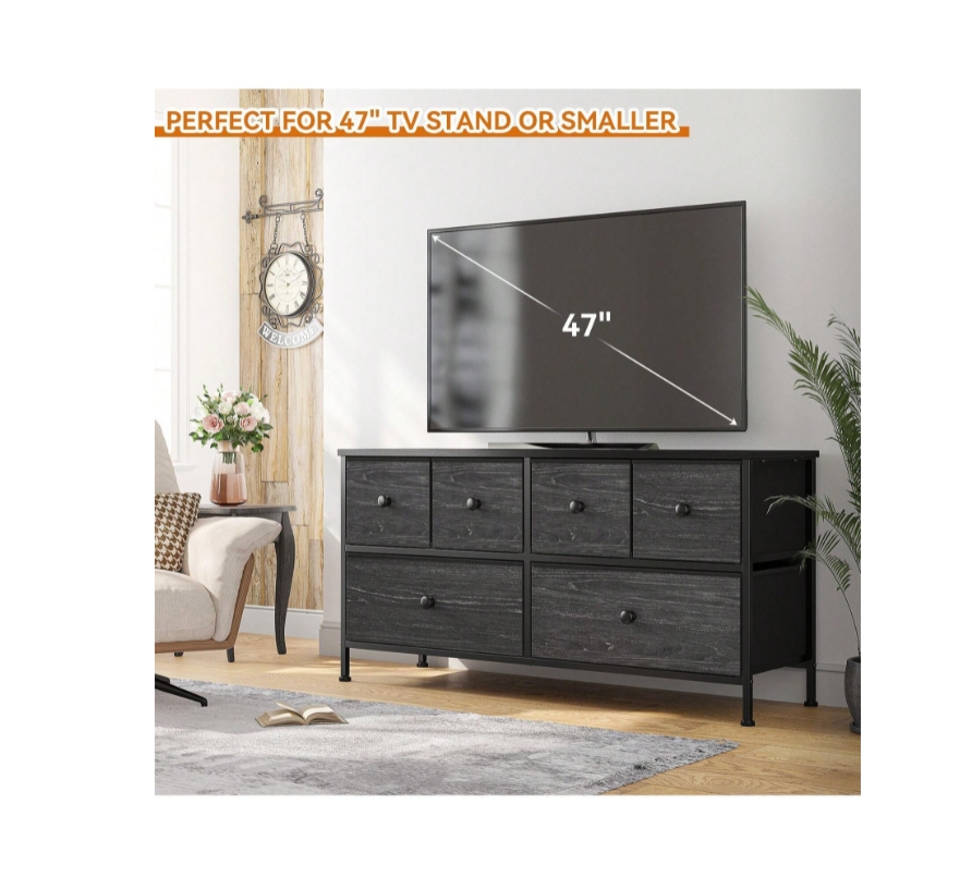 dresser for bedroom with 6 drawer dresser tv stand dresser chests of drawers cute dressers for closet living room hallway playroom details 2